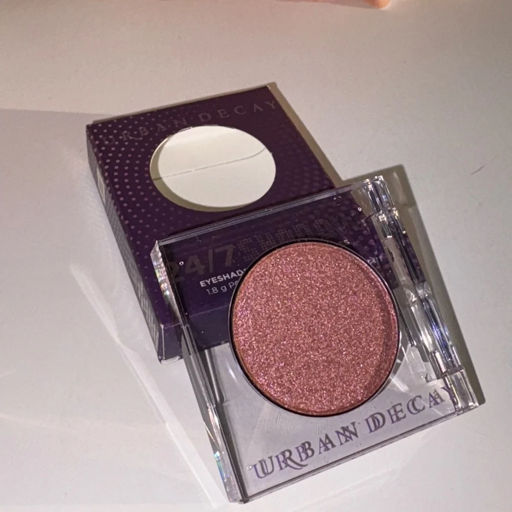 Brand New URBAN DECAY COSMETICS 24/7 Eyeshadow In Bad Seed Warm Pink Shimmer - Picture 5 of 7